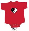 Yoga Romper Yin Yang Heart Small Print Infant Baby Creeper
