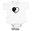 Yoga Romper Yin Yang Heart Small Print Infant Baby Creeper