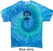 Yoga Shirt Black Celtic Tree Tie Dye Shirt