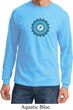 Yoga Shirt Blue Vishuddha Long Sleeve Tee T-Shirt