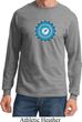 Yoga Shirt Blue Vishuddha Long Sleeve Tee T-Shirt