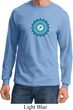 Yoga Shirt Blue Vishuddha Long Sleeve Tee T-Shirt
