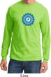 Yoga Shirt Blue Vishuddha Long Sleeve Tee T-Shirt