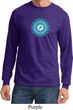 Yoga Shirt Blue Vishuddha Long Sleeve Tee T-Shirt