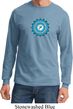 Yoga Shirt Blue Vishuddha Long Sleeve Tee T-Shirt