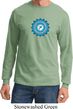 Yoga Shirt Blue Vishuddha Long Sleeve Tee T-Shirt
