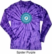 Yoga Shirt Blue Vishuddha Long Sleeve Tie Dye Tee T-shirt