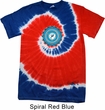 Yoga Shirt Blue Vishuddha Patriotic Tie Dye Tee T-shirt