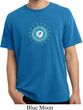 Yoga Shirt Blue Vishuddha Pigment Dyed Tee T-Shirt