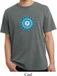 Yoga Shirt Blue Vishuddha Pigment Dyed Tee T-Shirt