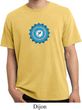 Yoga Shirt Blue Vishuddha Pigment Dyed Tee T-Shirt