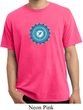 Yoga Shirt Blue Vishuddha Pigment Dyed Tee T-Shirt