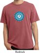 Yoga Shirt Blue Vishuddha Pigment Dyed Tee T-Shirt