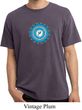 Yoga Shirt Blue Vishuddha Pigment Dyed Tee T-Shirt