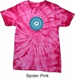 Yoga Shirt Blue Vishuddha Spider Tie Dye Tee T-shirt