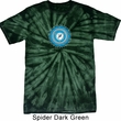 Yoga Shirt Blue Vishuddha Spider Tie Dye Tee T-shirt