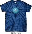 Yoga Shirt Blue Vishuddha Spider Tie Dye Tee T-shirt