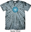 Yoga Shirt Blue Vishuddha Spider Tie Dye Tee T-shirt