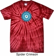 Yoga Shirt Blue Vishuddha Spider Tie Dye Tee T-shirt