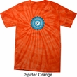 Yoga Shirt Blue Vishuddha Spider Tie Dye Tee T-shirt