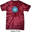 Yoga Shirt Blue Vishuddha Spider Tie Dye Tee T-shirt