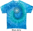Yoga Shirt Blue Vishuddha Tie Dye Tee T-shirt