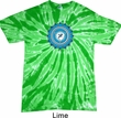 Yoga Shirt Blue Vishuddha Twist Tie Dye Tee T-shirt