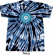 Yoga Shirt Blue Vishuddha Twist Tie Dye Tee T-shirt