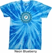 Yoga Shirt Blue Vishuddha Twist Tie Dye Tee T-shirt