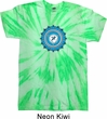 Yoga Shirt Blue Vishuddha Twist Tie Dye Tee T-shirt