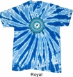 Yoga Shirt Blue Vishuddha Twist Tie Dye Tee T-shirt