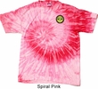 Yoga Shirt Buddha Eyes Patch Pocket Print Tie Dye Shirt