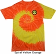 Yoga Shirt Buddha Eyes Patch Pocket Print Tie Dye Shirt