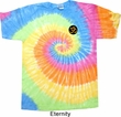 Yoga Shirt Gold AUM Patch Pocket Print Tie Dye Tee T-shirt