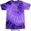 Yoga Shirt Gold AUM Patch Pocket Print Tie Dye Tee T-shirt