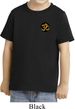 Yoga Shirt Gold AUM Patch Pocket Print Toddler Tee T-Shirt