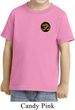 Yoga Shirt Gold AUM Patch Pocket Print Toddler Tee T-Shirt