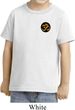 Yoga Shirt Gold AUM Patch Pocket Print Toddler Tee T-Shirt