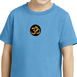 Yoga Shirt Gold AUM Patch Toddler Tee T-Shirt