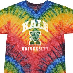 Yoga Shirt Kale University Darks Tie Dye Tee T-shirt Yoga Shirt Kale University Darks Tie Dye Tee T-shirt