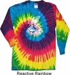 Yoga Shirt Krishna Long Sleeve Tie Dye Tee T-shirt