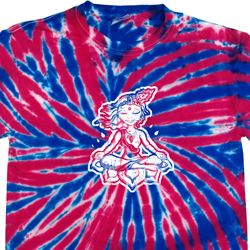 Yoga Shirt Krishna Patriotic Tie Dye Tee T-shirt