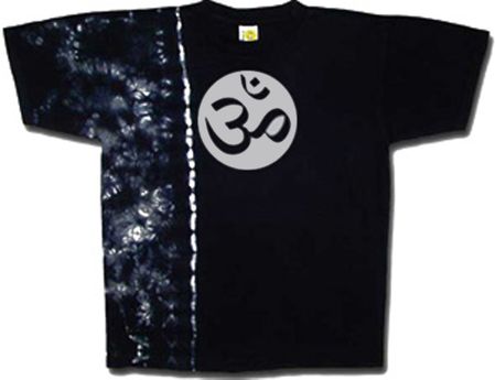 Yoga Shirt OM Aum Meditation X-Ray Tie Dye Tee Shirt