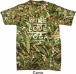 Yoga Shirt Wine Love Yoga Tie Dye Shirt