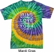 Yoga Shirt Wine Love Yoga Tie Dye Shirt