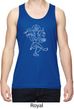 Yoga Sketch Ganesha White Print Dry Wicking Tank Top