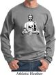 Yoga Sweatshirt At Peace Buddha Sweat Shirt