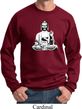Yoga Sweatshirt At Peace Buddha Sweat Shirt