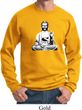 Yoga Sweatshirt At Peace Buddha Sweat Shirt