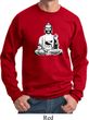 Yoga Sweatshirt At Peace Buddha Sweat Shirt